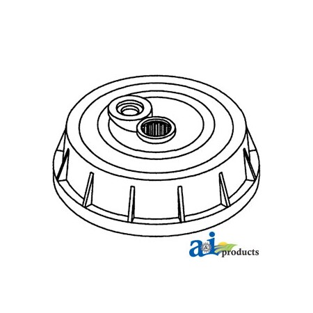 A & I Products Brake Drum, (Cast Iron) 14" x14" x4" A-H85887